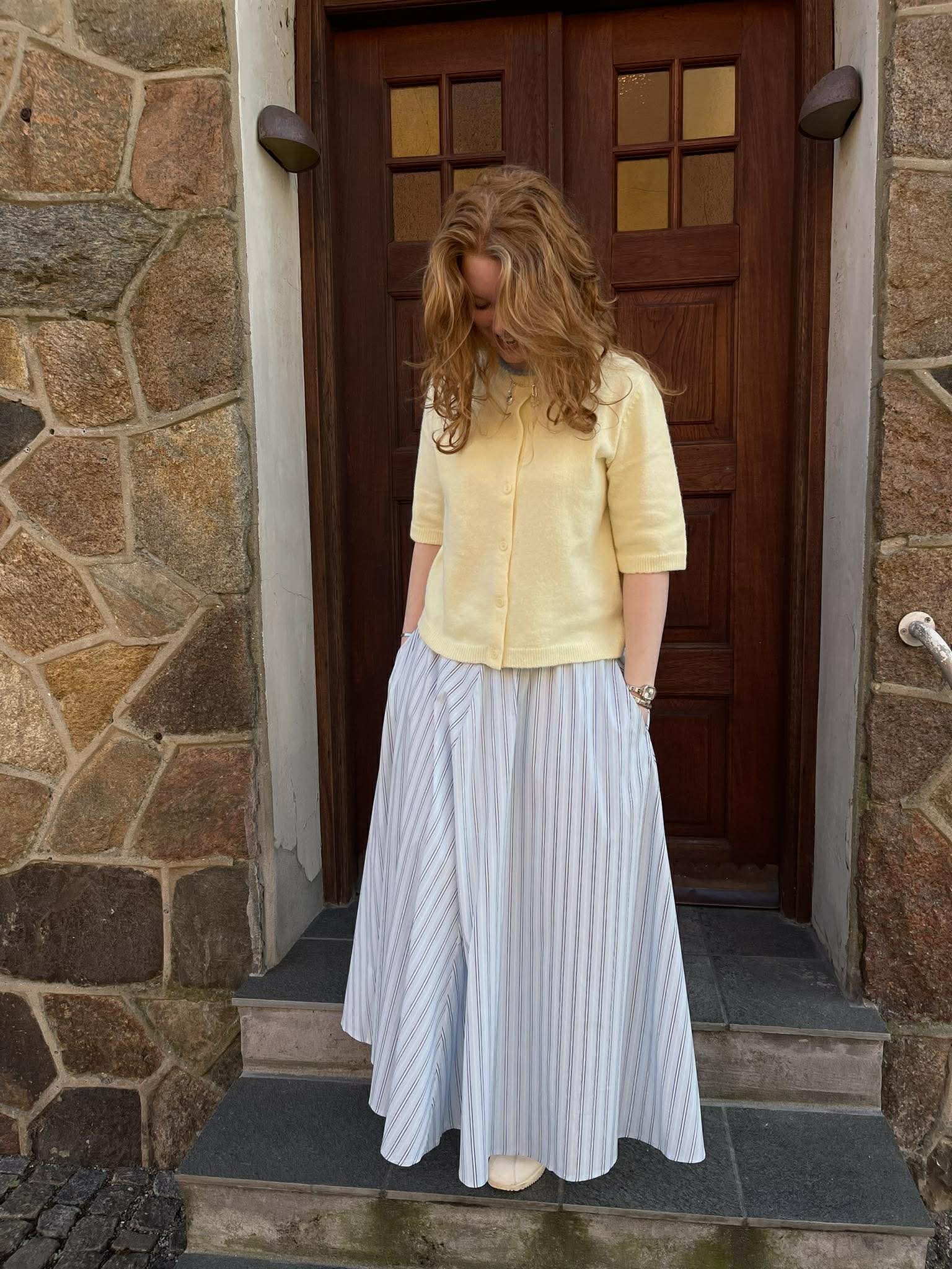 VIVALENCIA Long Skirt - Nantucket Breeze